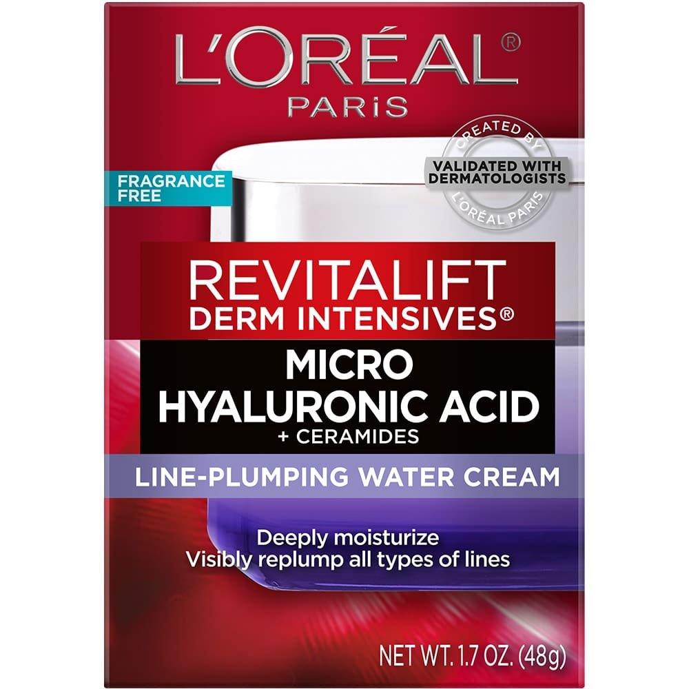 LOreal Skincare Revitalift Derm Intensives Hyaluronic Acid Ceramides Water 071249664858 AV1